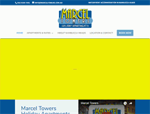 Tablet Screenshot of marceltowers.com.au